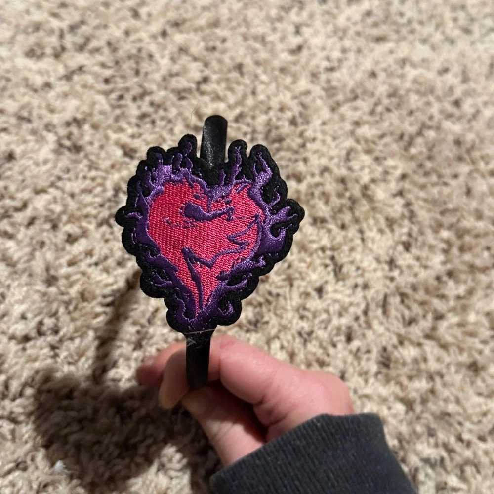 Descendants girls headband and custom made bow hair clip